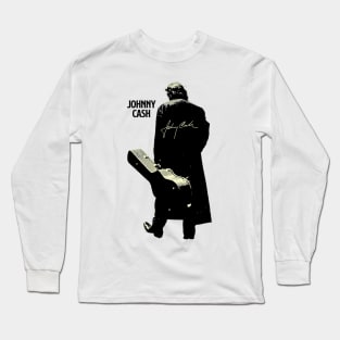 Johnny Cash Guitarist Vintage Long Sleeve T-Shirt